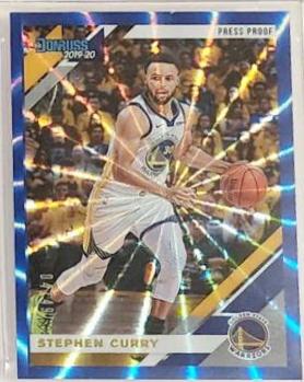 Stephen Curry [Press Proof Blue Laser] #64