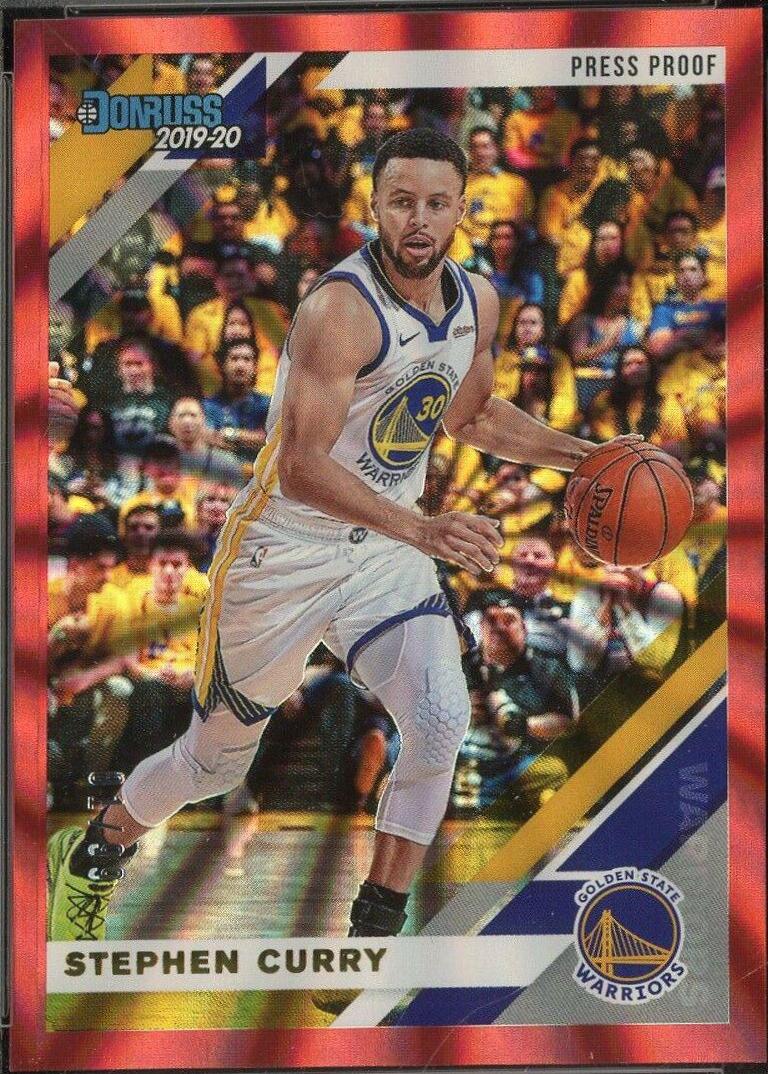 Stephen Curry [Press Proof Red Laser] #64