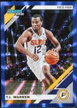 T. J. Warren [Press Proof Blue Laser] #44