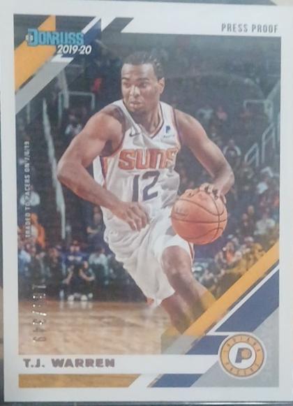 T. J. Warren [Press Proof Silver] #44