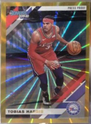 Tobias Harris [Press Proof Gold Laser] #154