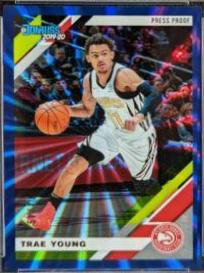 Trae Young [Press Proof Blue Laser] #1