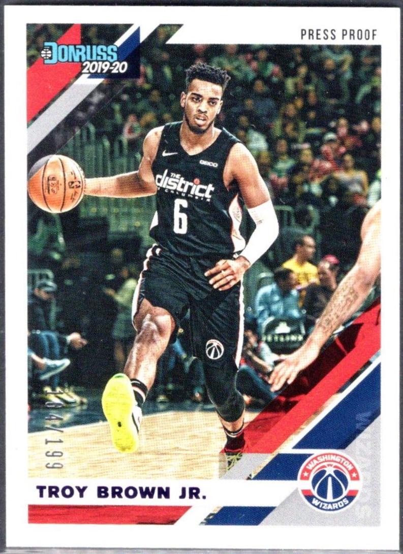 Troy Brown Jr. [Press Proof Purple] #196