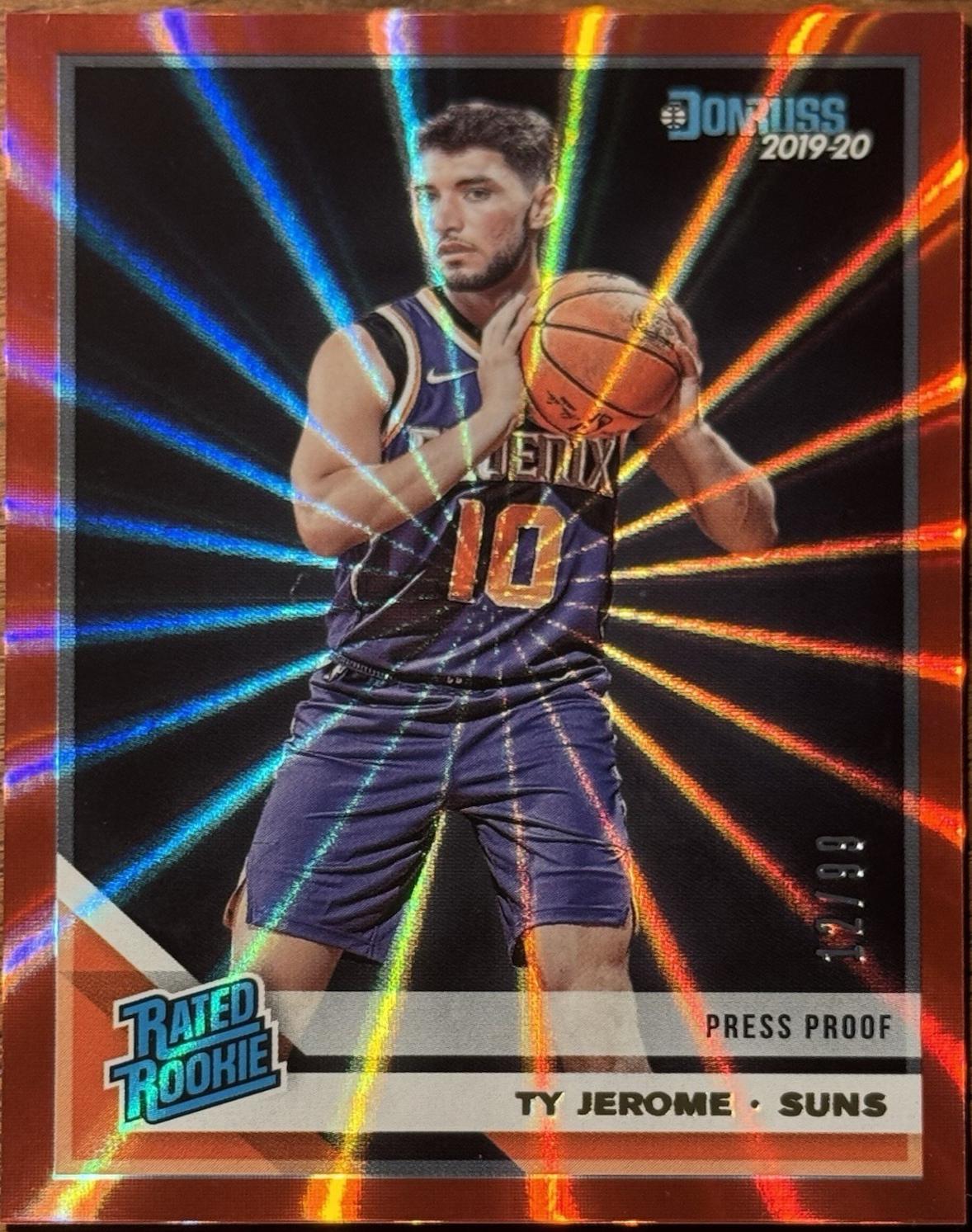 Ty Jerome [Press Proof Red Laser] #222