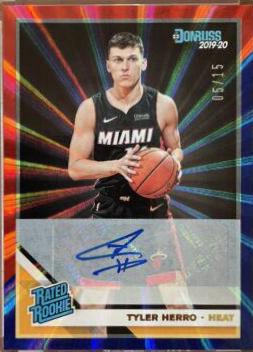 Tyler Herro [Signature Red, Blue Laser] #212