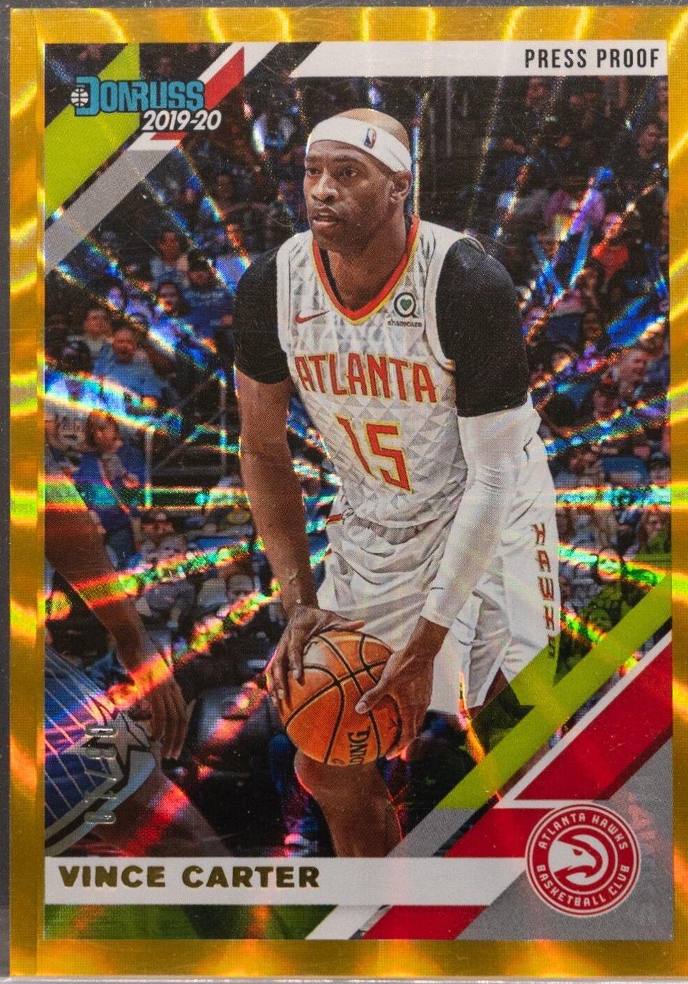 Vince Carter [Press Proof Gold Laser] #4