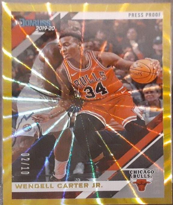 Wendell Carter Jr. [Press Proof Gold Laser] #30