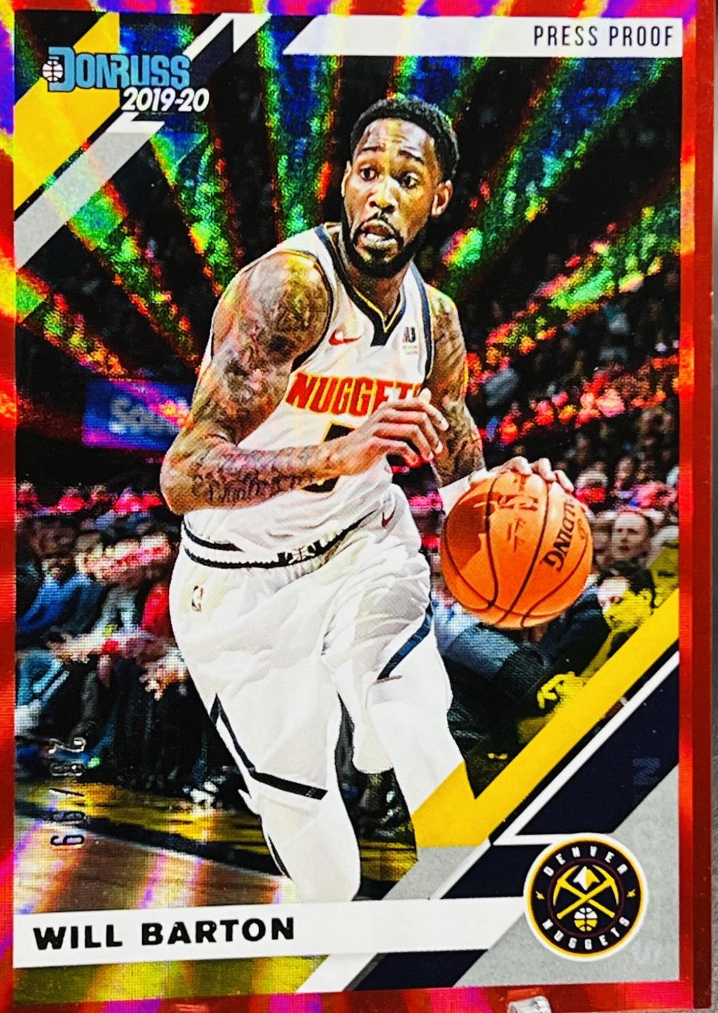 Will Barton [Press Proof Red Laser] #51