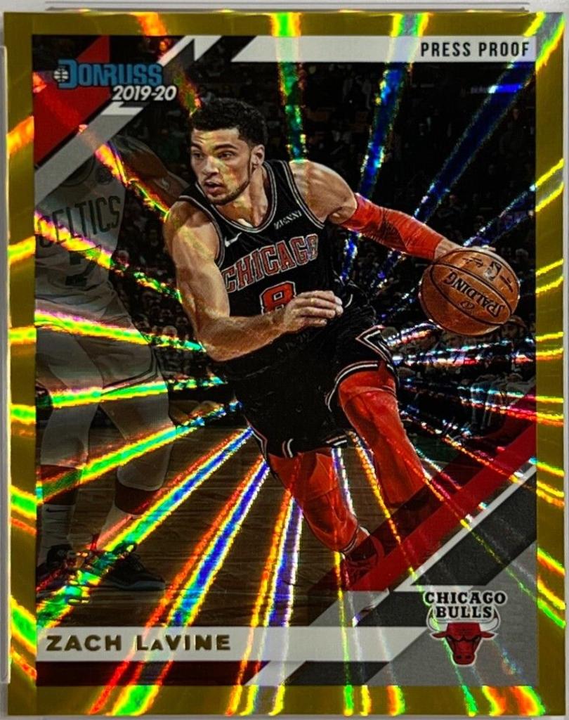 Zach LaVine [Press Proof Gold Laser] #33