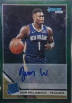 Zion Williamson [Signature Green Flood] #201