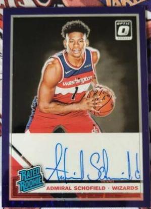Admiral Schofield [Autograph Purple Stars] #187