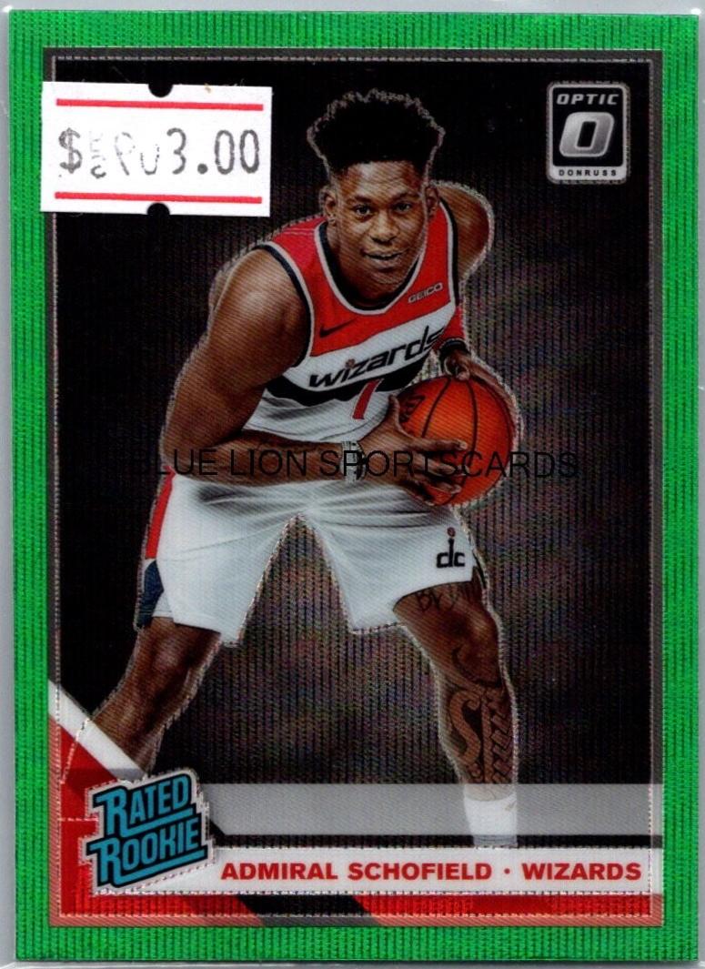 Admiral Schofield [Fanatics Green Wave] #187