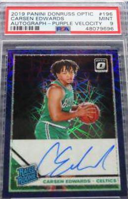 Carsen Edwards [Autograph Purple Velocity] #196