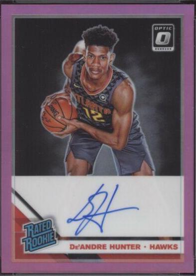 De'Andre Hunter [Autograph Pink] #198