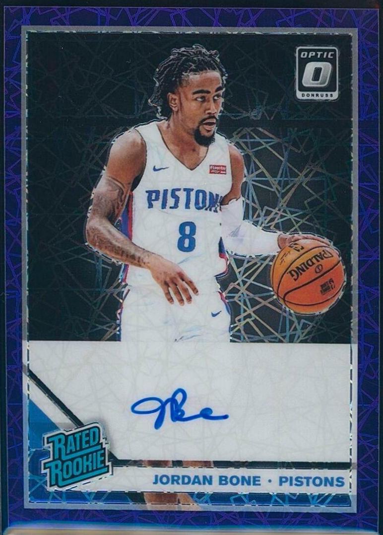Jordan Bone [Autograph Purple Velocity] #195