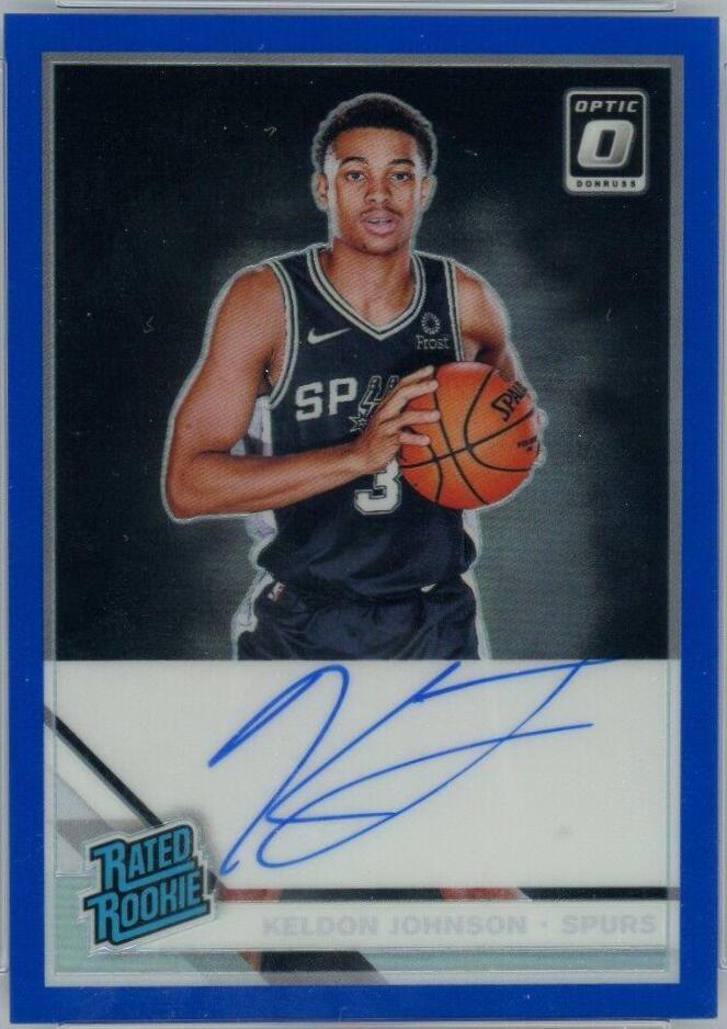 Keldon Johnson [Autograph Blue] #186