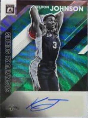 Keldon Johnson [Autograph Green] #186