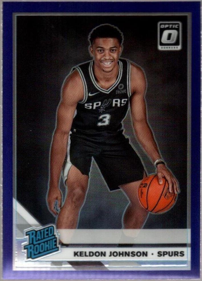 Keldon Johnson [Autograph Purple Velocity] #186