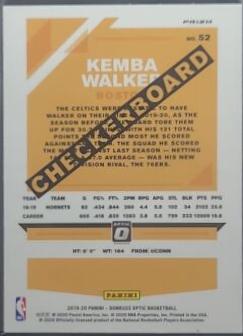 Kemba Walker [Checkerboard] #52