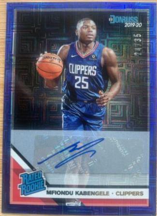 Mfiondu Kabengele [Autograph Blue] #159