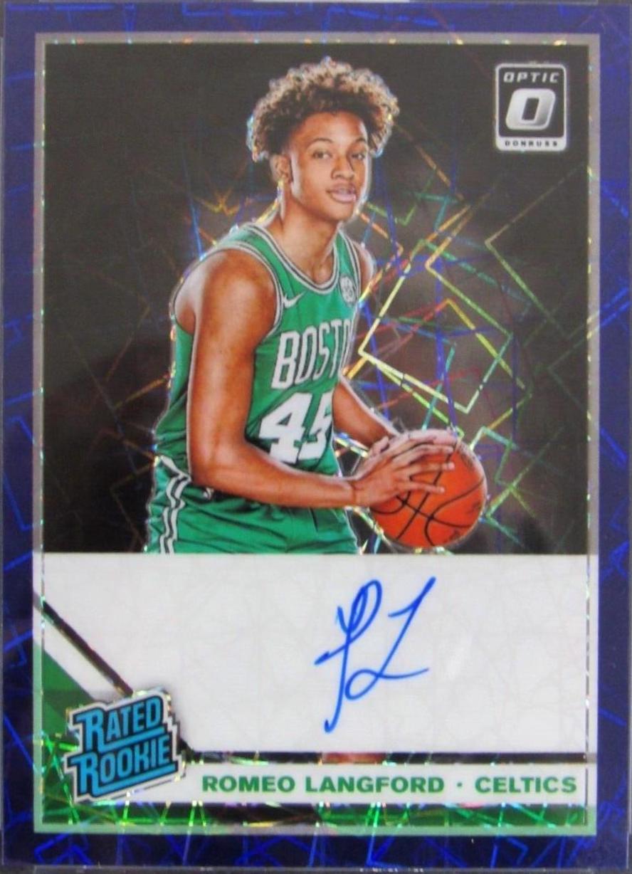 Romeo Langford [Autograph Purple Velocity] #182