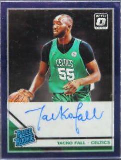 Tacko Fall [Autograph Purple Velocity] #161