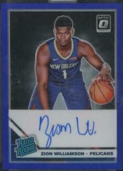 Zion Williamson [Autograph Blue] #158