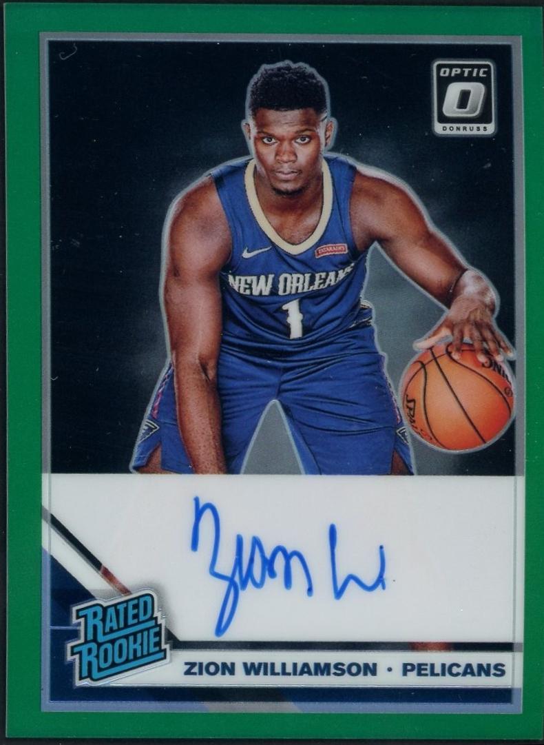 Zion Williamson [Autograph Green] #158