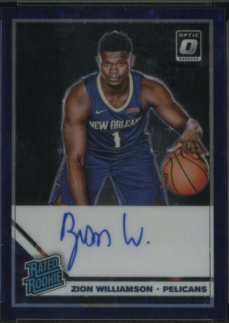 Zion Williamson [Autograph Purple Stars] #158