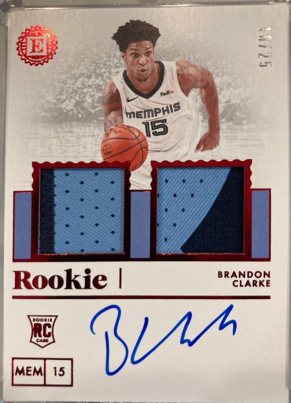 Brandon Clarke [Dual Jersey Autograph Red] #259