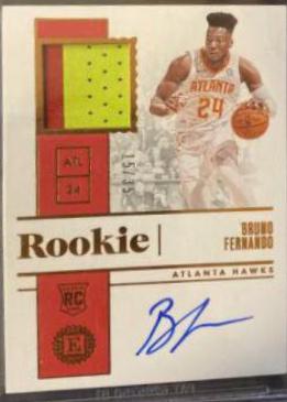 Bruno Fernando [Jersey Autograph Bronze] #214