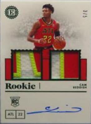 Cam Reddish [Dual Jersey Autograph Green] #274