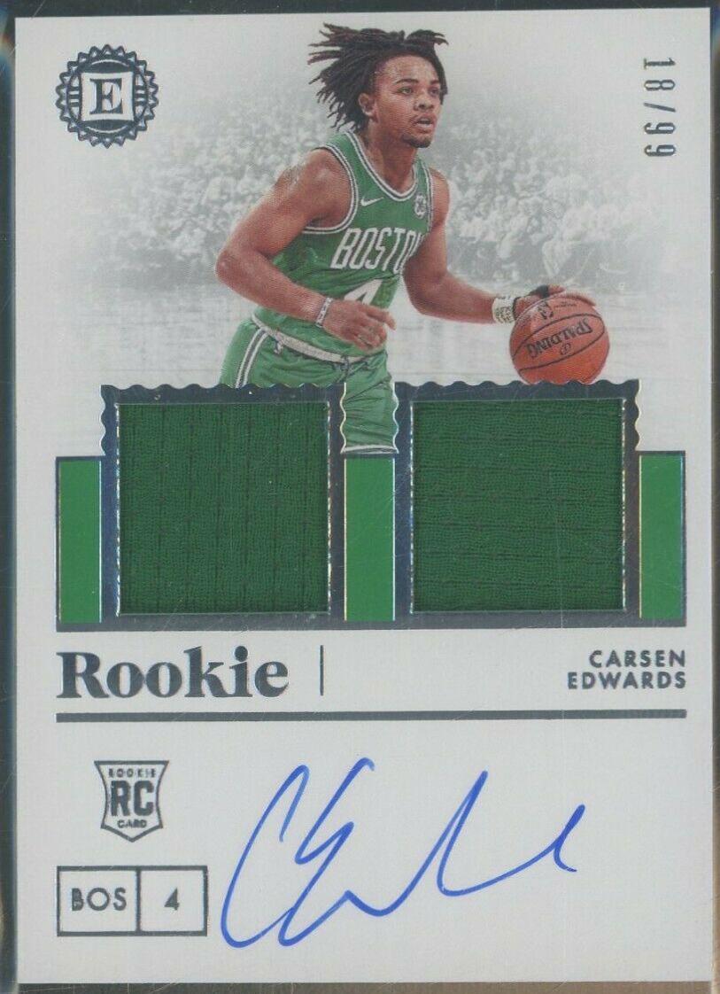 Carsen Edwards [Dual Jersey Autograph] #247