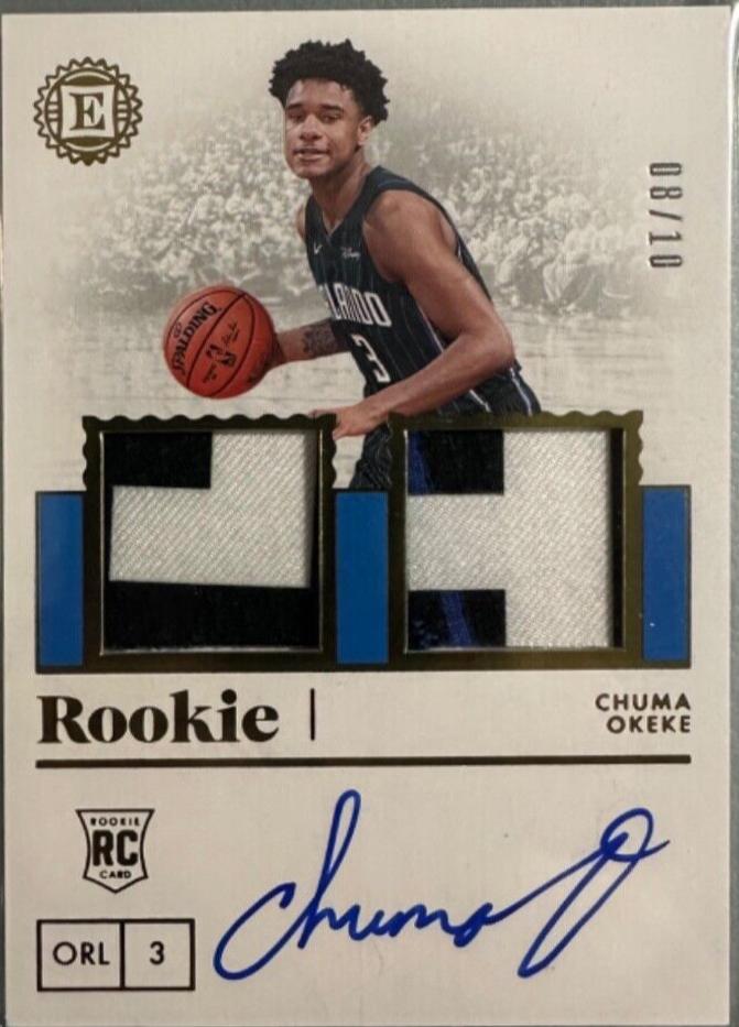 Chuma Okeke [Dual Jersey Autograph Gold] #253