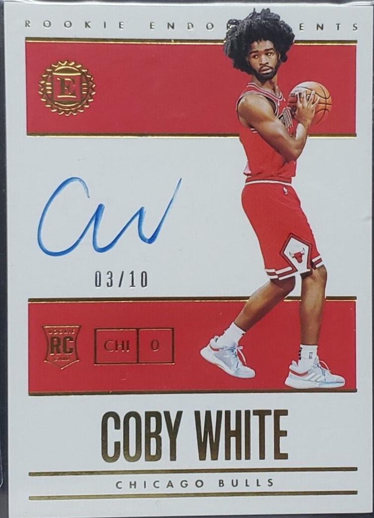 Coby White [Autograph Gold] #124