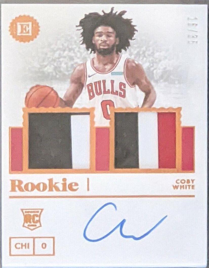 Coby White [Dual Jersey Autograph Bronze] #236