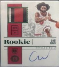 Coby White [Jersey Autograph Green] #203