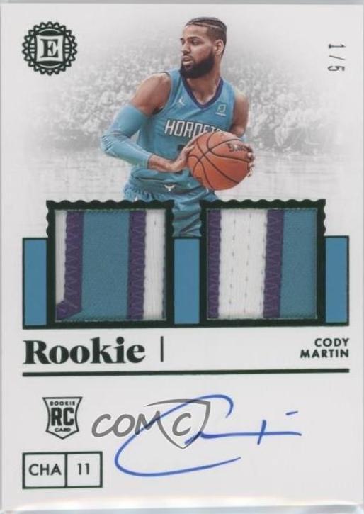 Cody Martin [Dual Jersey Autograph Green] #246