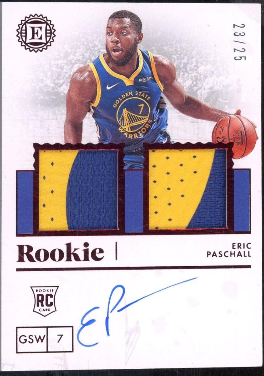 Eric Paschall [Dual Jersey Autograph Red] #243