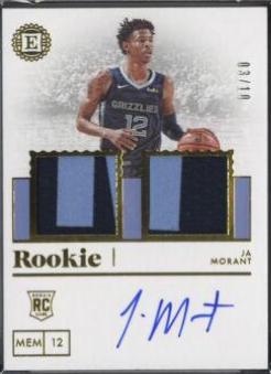 Ja Morant [Dual Jersey Autograph Gold] #256