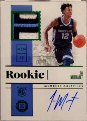 Ja Morant [Jersey Autograph Green] #201