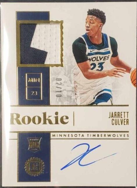 Jarrett Culver [Jersey Autograph Gold] #193