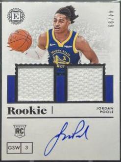 Jordan Poole [Dual Jersey Autograph] #251