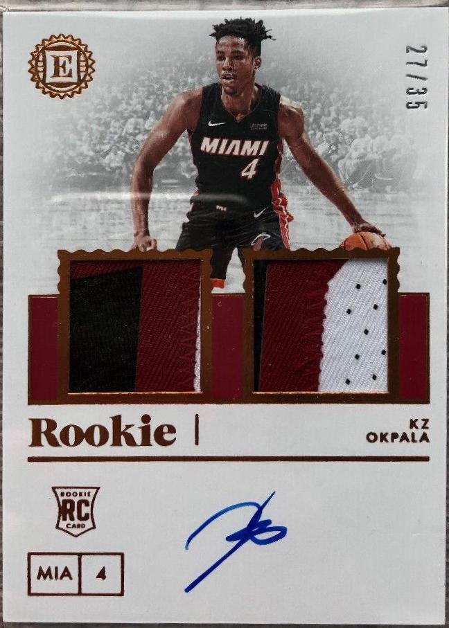 KZ Okpala [Dual Jersey Autograph Bronze] #261