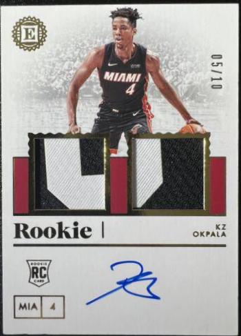 KZ Okpala [Dual Jersey Autograph Gold] #261