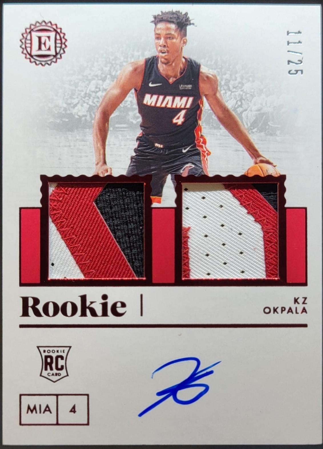 KZ Okpala [Dual Jersey Autograph Red] #261