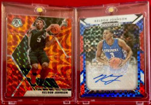 Keldon Johnson [Autograph Blue] #117