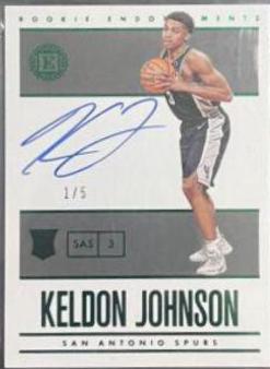 Keldon Johnson [Autograph Green] #117
