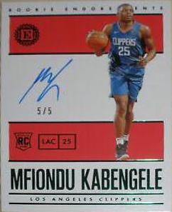 Mfiondu Kabengele [Autograph Green] #107