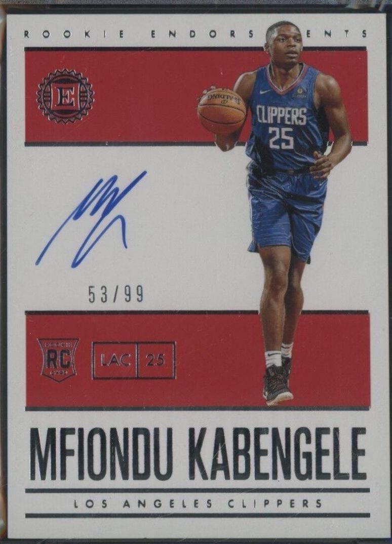 Mfiondu Kabengele [Autograph] #107